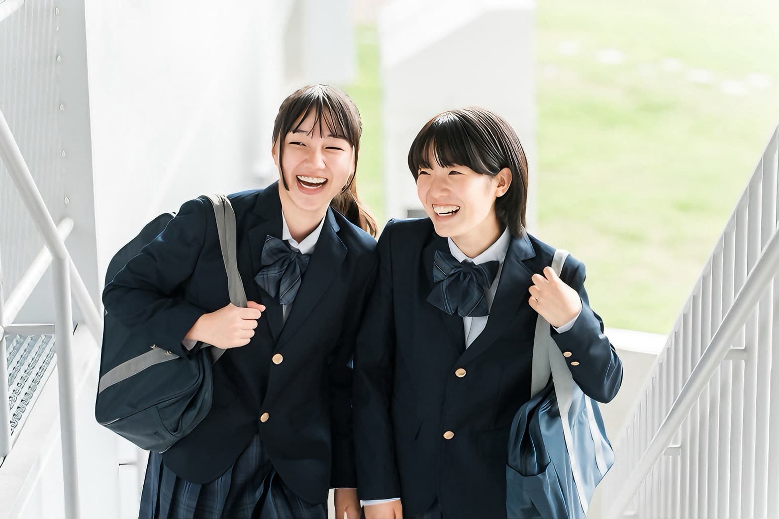 ミーパスで志望理由書を作成する受験生の学習風景
